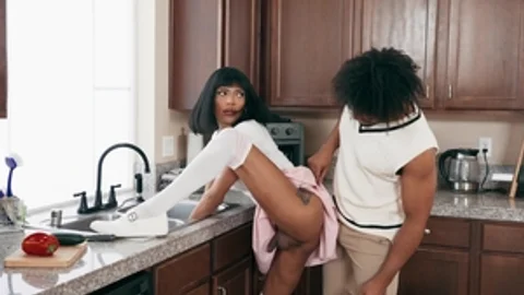 Trans Angels: Pierced Nympho Goes Wild on Cucumber