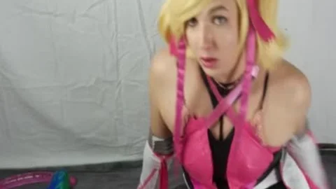 Pink mercy Trap In Chastity Doing Deepthroath And butthole Play