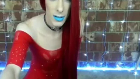 Sick Redhead lady-twink Plays With anal And shlong Games