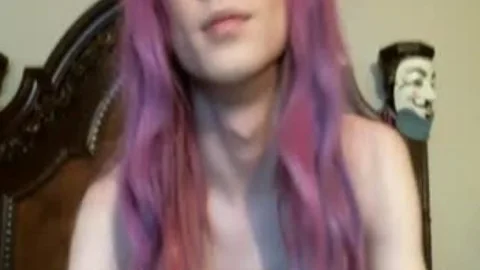 shemale large cum In face hole