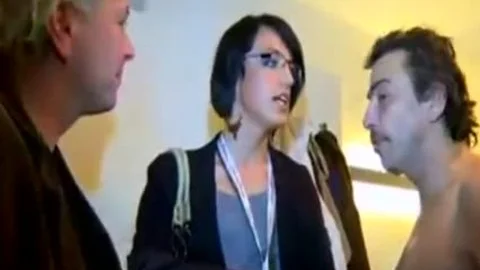 non-professional ladyboy engulfing two boyz weenie