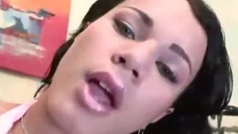 shemale Pornstar Fernanda Barros acquires fucked right into an dark hole