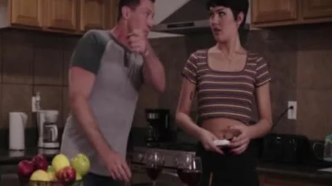 slender Tbabe Lena Kelly Jacks Off As she Worships Dantes cock