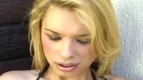 hawt Blond lady-man Dances And toys her booty