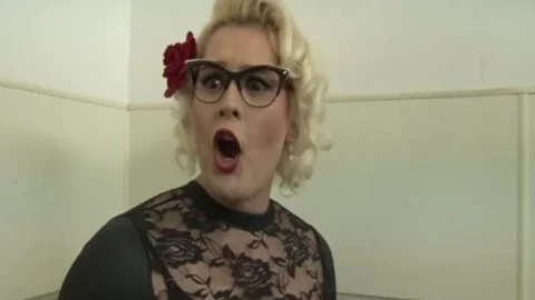 blonde Trans Pinup Isabella Sorrenti banged After Glory hole