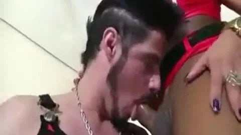 Caramel trannies Drill teen With Monster schlongs