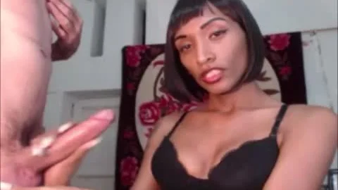 Skilled ladyboy sucking Her lucky lover's Shaft