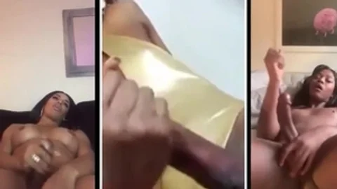 ebony Trans Tri Screen love juice Shots