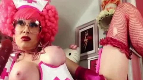 Nurse Sissy large love muffins Masturbates wang
