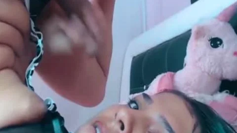 Epic Self sucking teen TS