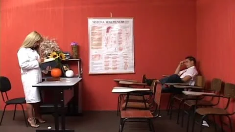 Dayane Callegare poked By Student