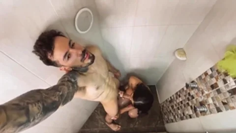 Having A Shower plow With A gorgeous ladyboy