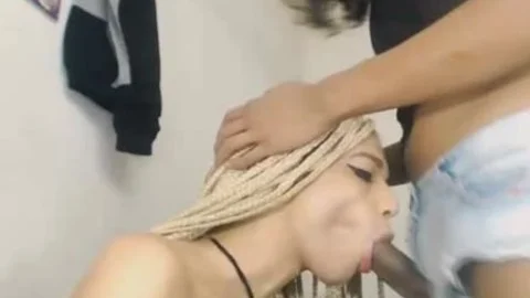 Two tasty teen BFF ladyboys Showing Their tasty knobs