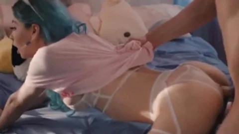 skank ladyboy Korra Del Rio Toyed And Analed By new friend