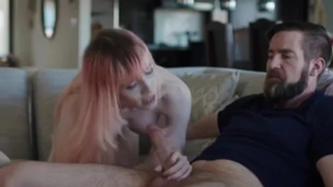 breasty ladyboy Stepdaughter Analed Comfort By Her Stepdaddy