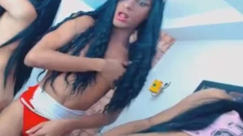 Skinny tgirls Striptease And widening Assses