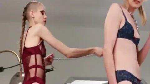 yummy ladyboy River Enza Whipped And dildo poked By Cis playgirl