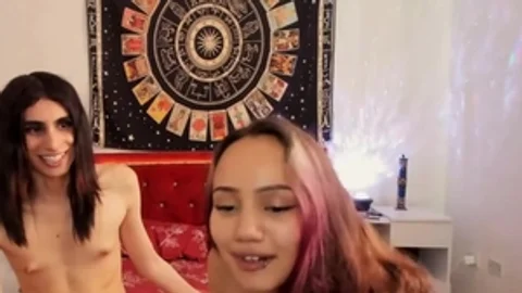 fine playgirl Got permeate By Petite Trans