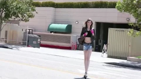 she Uses A dildo To pound Herself In The ass